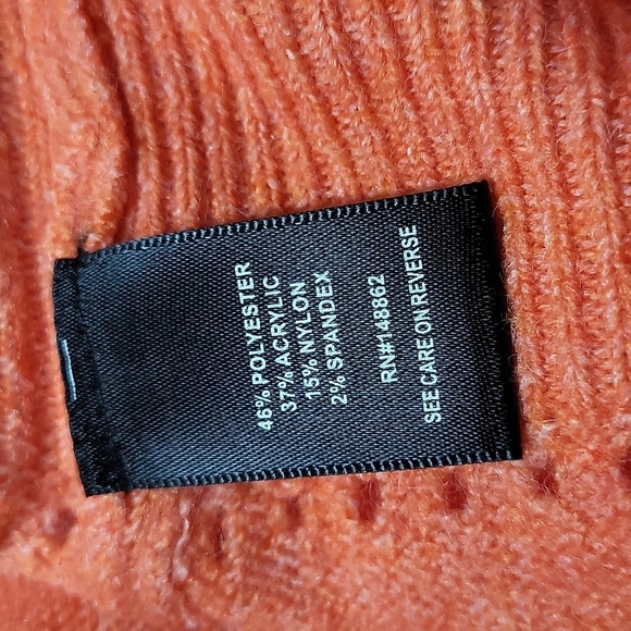 Torrid Women's Sweater Size 1X Coral Tiger Graphic Knit Raglan - Picture 6 of 7